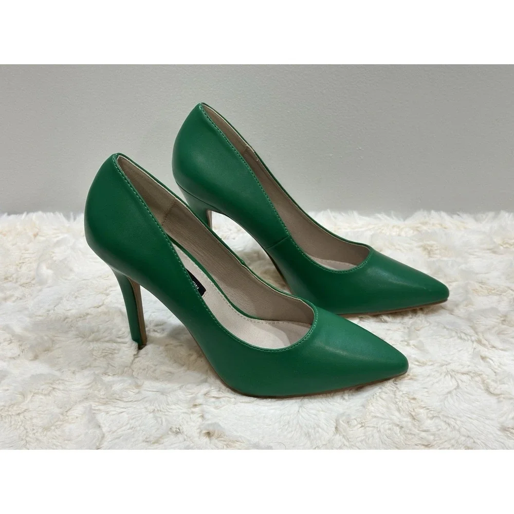 French Connection Womens Sierra Pointed Toe Comfortable Pumps‎ Green Size 7 NWB - Picture 3 of 11